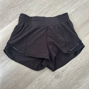 lululemon athletica Black Women's Athletic Shorts hottie hot